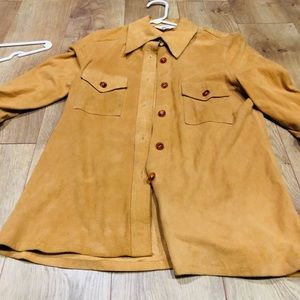 WMS | Lady Bird Leather Button-Up | Size (S)